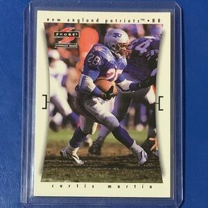 Curtis Martin #88 1997 Score Football Trading Card